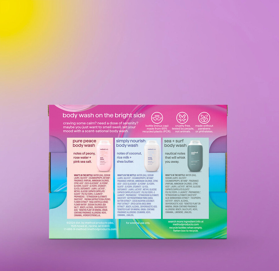 presentset för duschtvål i resestorlek trio