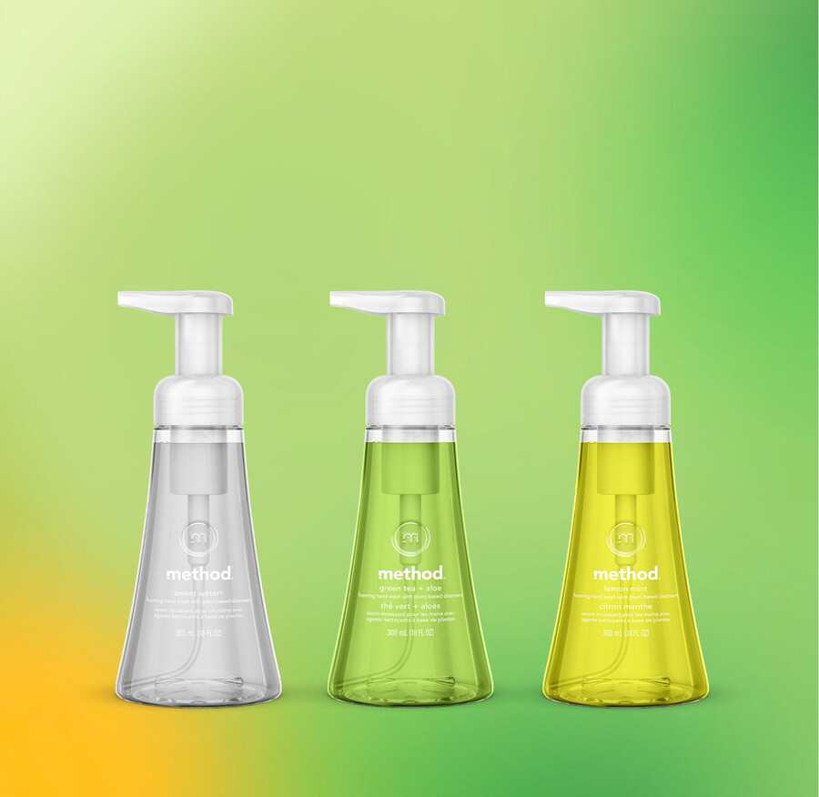 skummande handtvätt i trio-variant