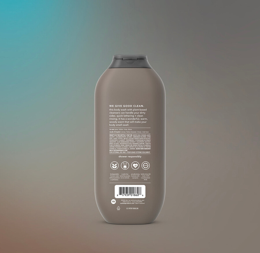 duschtvål med 3 delar