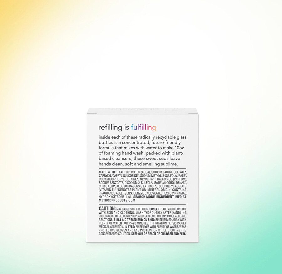 skummande handtvätt 2-pack koncentrerad refill