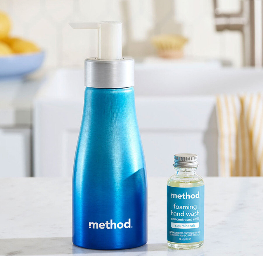 skummande handtvätt 2-pack koncentrerad refill