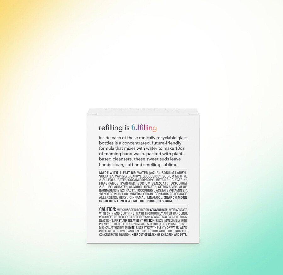 skummande handtvätt 2-pack koncentrerad refill