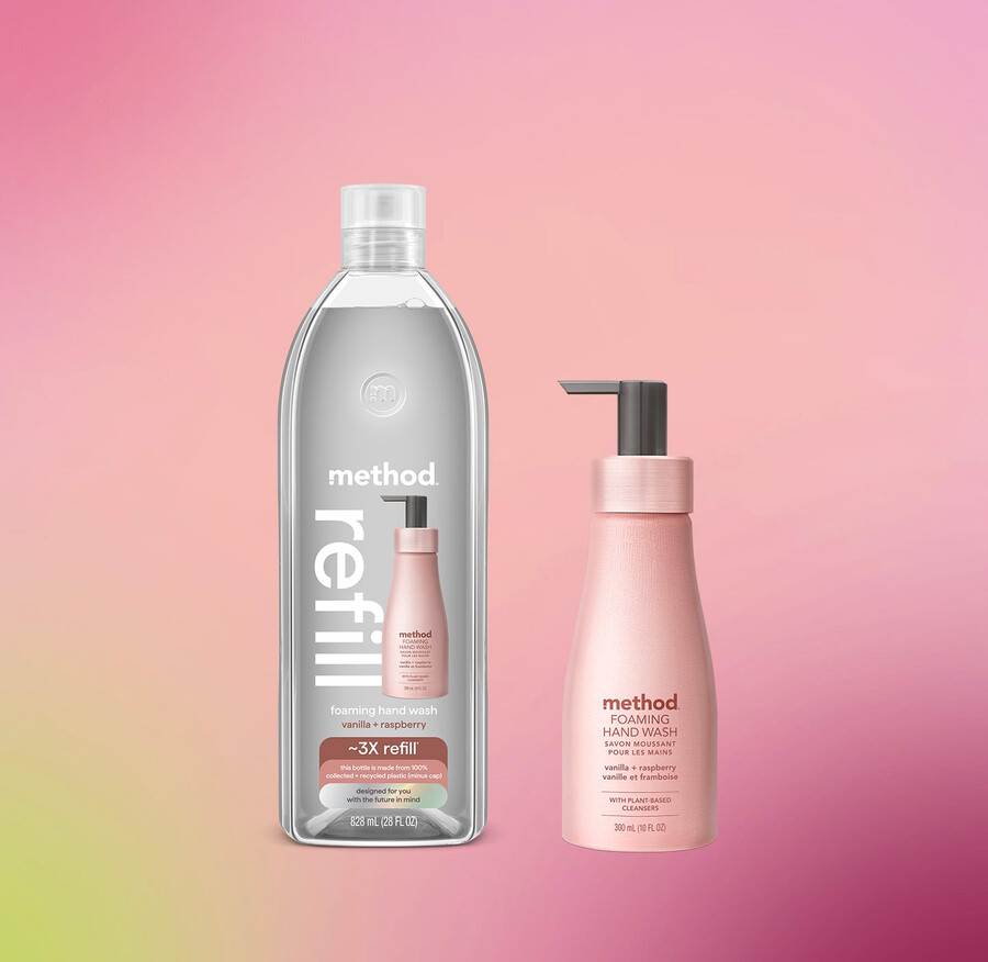 startset med skummande handtvätt