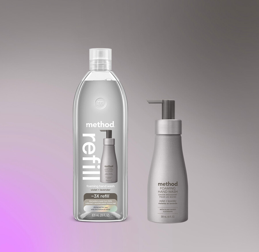 startset med skummande handtvätt